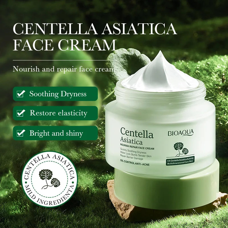 BIOAQUA Centella Asiatica Skin Care Sets Moisturizing Face Cream Whitening anti Dark Circles anti Wrinkles Eye Cream Skin Care
