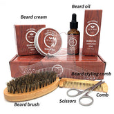 WOODSMAN™ – Premium Beard Grooming Gift Set with Beard Oil & Cream Carmine Juneberry