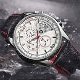 PAGANI DESIGN New PD-3306 Chronograph Men Watch Top Brand Classic Leather Waterproof Quartz Wristwatch for Man Gift Reloj Hombre Khamik Shop Online
