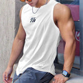 2025 newest Summer Gym Vest High Quality mesh Shirt Sleeveless T-shirts Men Tank Tops running Fitness Sports Vest men Clothing Khamik Shop Online