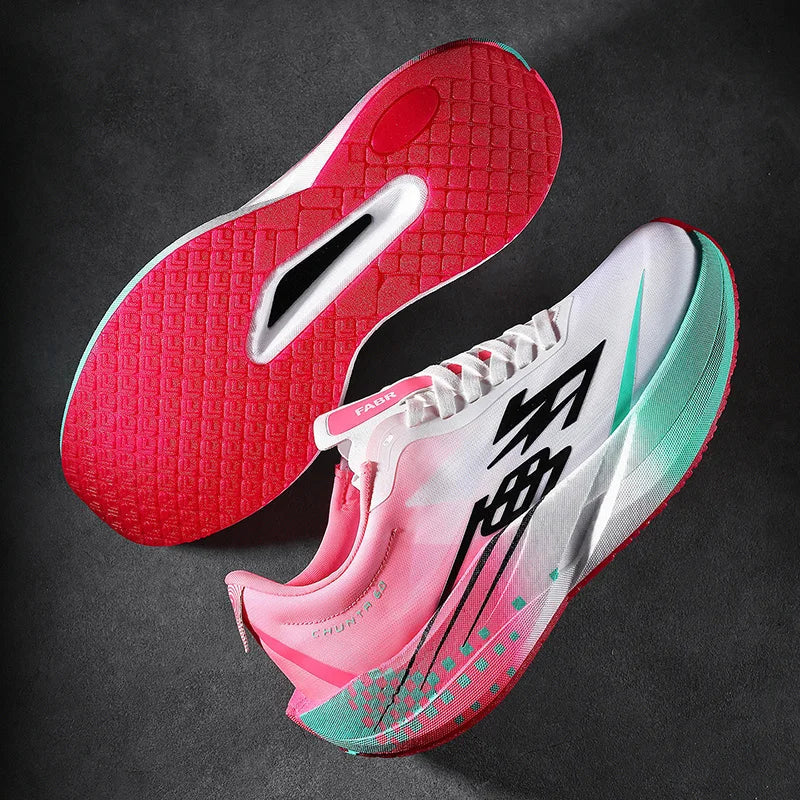 Running Shoes Men Carbon Board Marathon Speciality Sports Breathable Lightweight Women&