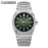 CADISEN 2026 Diver Watch Sapphire MIYOTA 8215 German Designer Men Automatic Mechanical Watches 10Bar Waterproof Gift With Box Khamik Shop Online