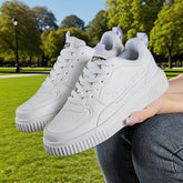 Fashion Women Casual Shoes Breathable Walking Flat Shoes Sneakers White Female Footwear Sports Running Outdoor Walking For Men Khamik Shop Online