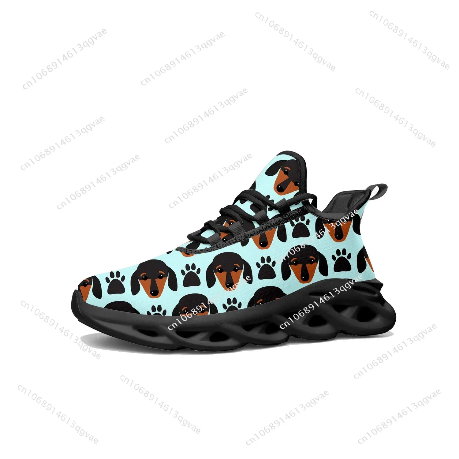 Cute Dachshund Pet Dog Flats Sneakers Mens Womens Sports Running Shoes High Quality Sneaker Lace Up Mesh Footwear Custom Shoe Khamik Shop Online