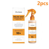 OceAura Peel Shot Kojic Acid Turmeric Spray Moisturizing Skin Brightening AHA PHA Nicotinamide Scrub Body Exfoliant Spray 100ml Khamik Shop Online