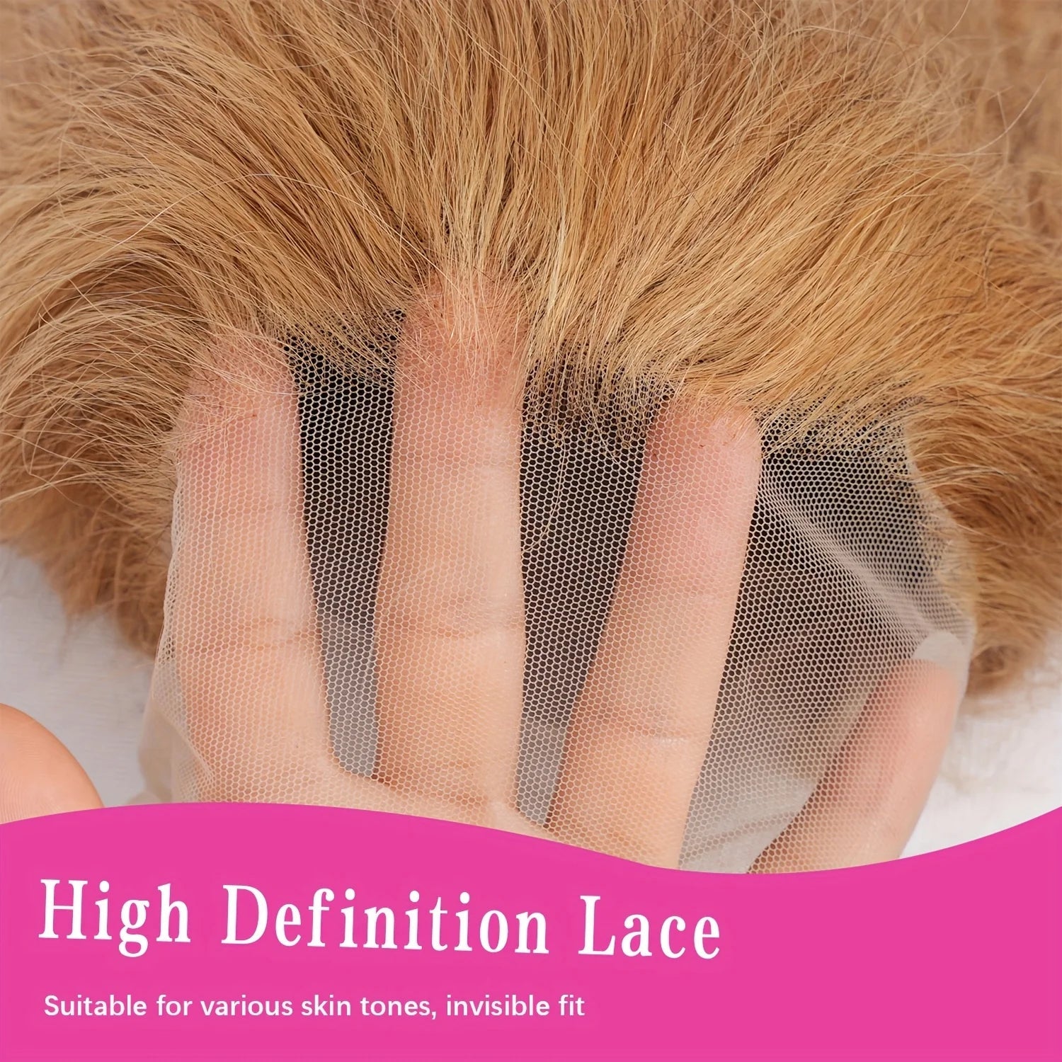 34 38Inch Honey Blonde Wig Human Hair Deep Wave 13x6 Hd Lace Frontal Wig 230 Density Preplucked 