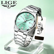 Fashion Watches for Men Stainless Steel Waterproof Luminous Man Watch Date Week Luxury Casual Men Quartz Watch Reloj Hombre