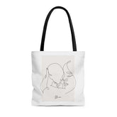 Mom and I Shopper Tote Bag Medium Yellow Pandora