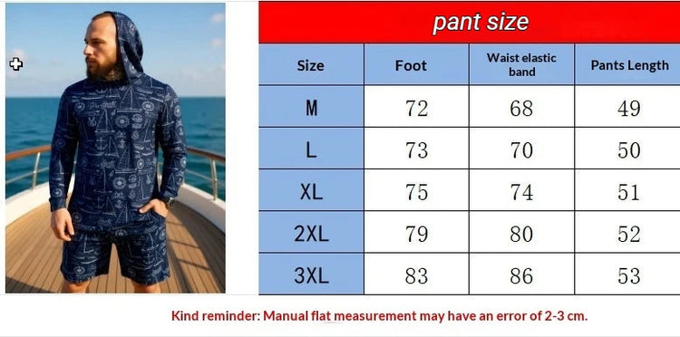 2026 New Camouflage Print Unisex Hooded Two Piece Set Long Sleeve Shirt Shorts Breathable Loose Summer Beach Streetwear Casual W Khamik Shop Online
