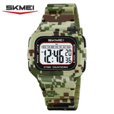 SKMEI 2343 Military Digital Watch Sports Shockproof Waterproof Multi Functional Men&