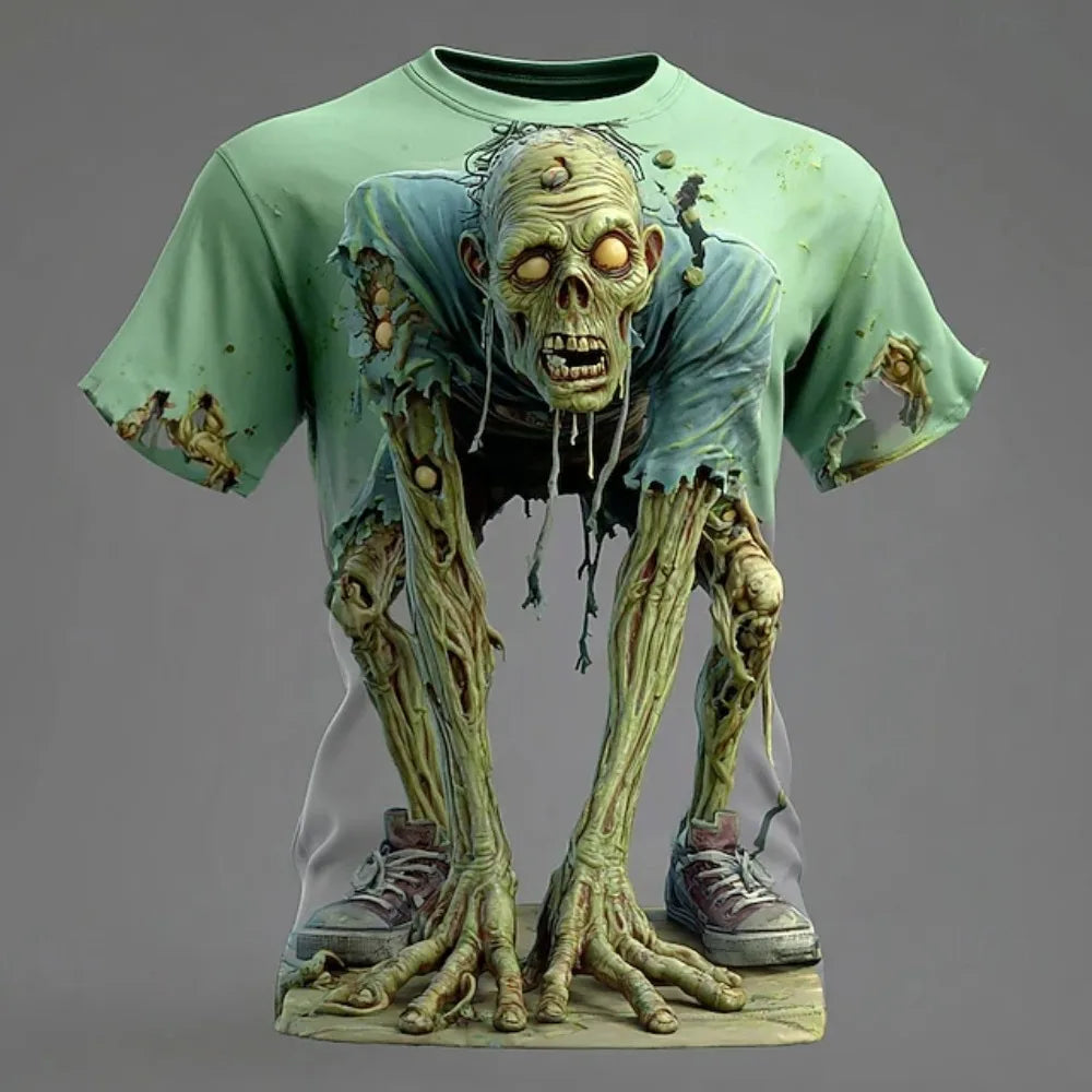 Fun Skull Zombie Horror Patte 3DPatte Sport Quickdry Breatha Men&