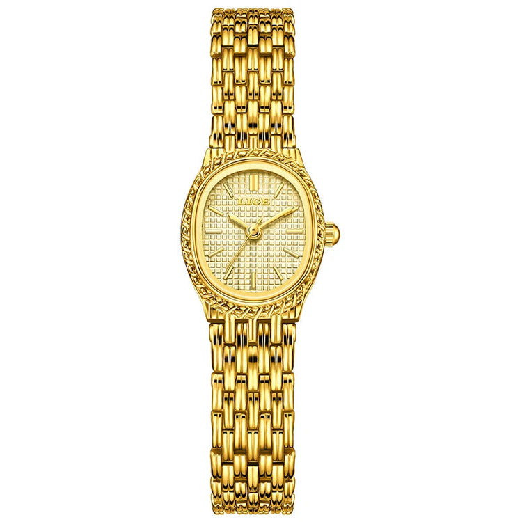LIGE Fashion Luxury Quartz Woman Watch Elegant Classic Simple Dial Waterproof Stainless Ladies Watches for Women Reloj Mujer+Box Khamik Shop Online