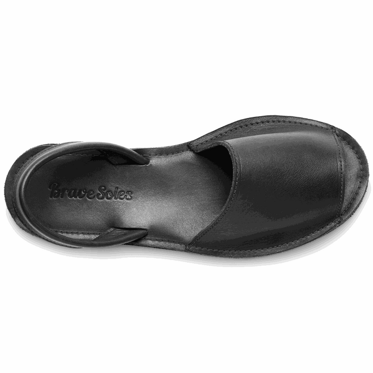 The Avarca – Footwear | Leather Maroon Perses
