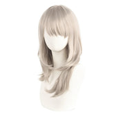 Long Straight Synthetic Wig Natural Ash Blonde Cosplay Hair for Women Anime Girl Costume Daily Party Heat Resistant Fiber Khamik Shop Online