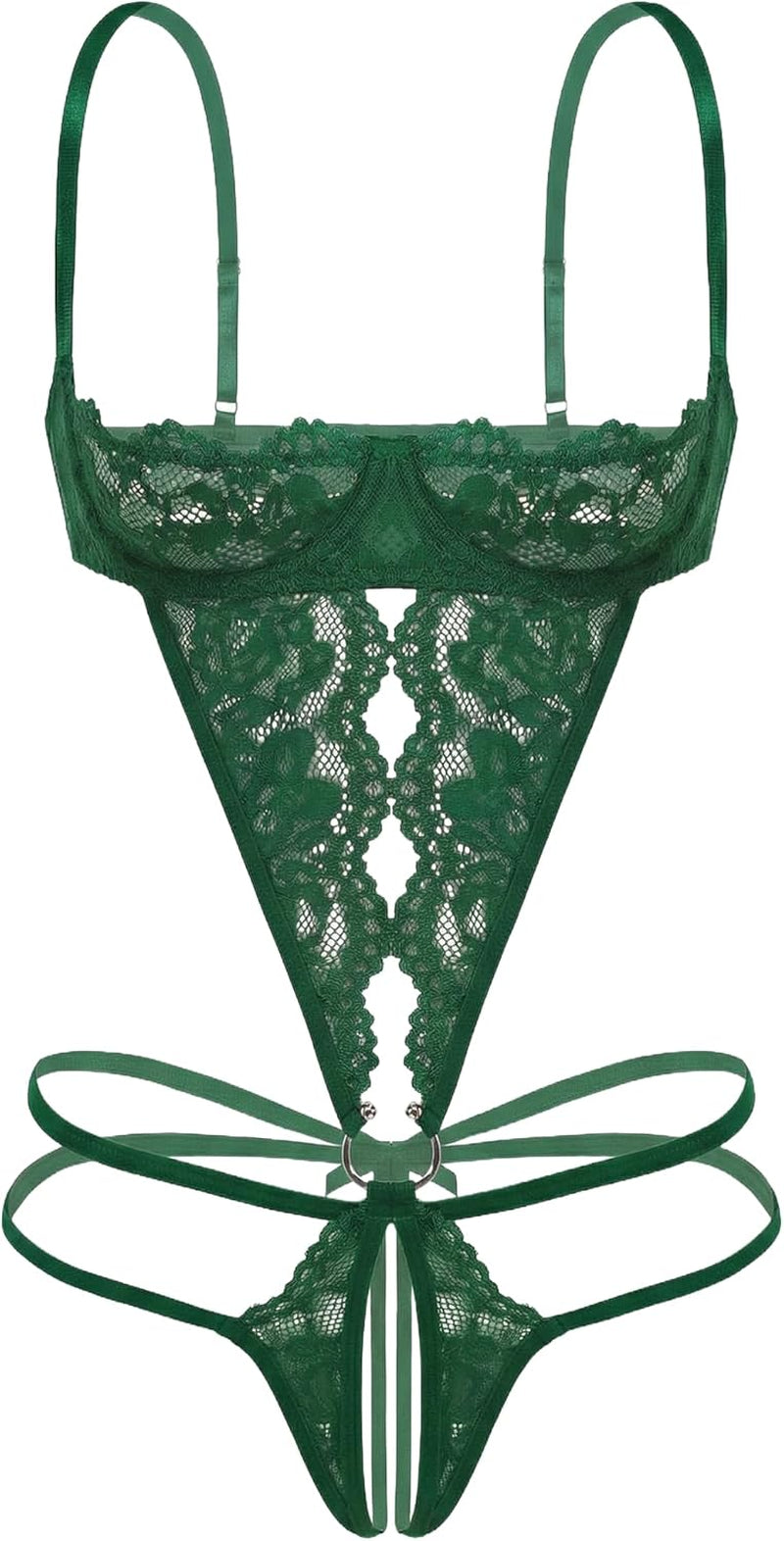 Lingerie for Women Underwire Sexy One Piece Lace Babydoll Bodysuit