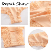 FINETOO 1Pc Sexy Cotton Brazilian Underwear Sexy Lace Panties for Women Female Low Waist Floral Lingerie Briefs Ladies Intimates Khamik Shop Online