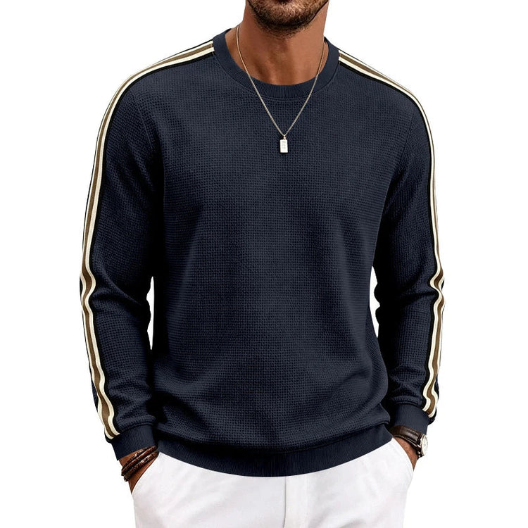 Men Lightweight Pineapple Grid Sweatshirt, Crew Neck Loose Breathable Casual Sport Top For Spring Autumn Amazon EU US Khamik Shop Online