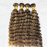 Highlight Deep Water Curly Bundles Human Hair Color 