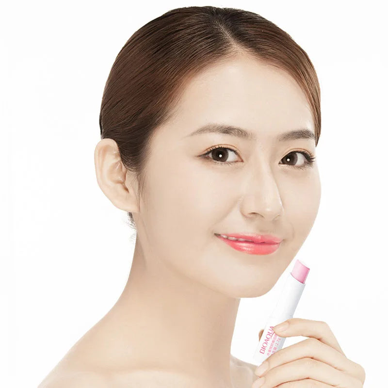 BIOAQUA Natural Fruits Lip Balm Moisturizing Jelly Nourishing Skin Care Lipstick Non-Stick Long-Lasting Lips Care Cosmetics