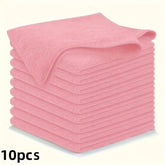1-50Pcs Light Pink Microfiber Kitchen Towels Super Absorbent Soft Durable Cleaning Cloths Glass Countertops Pans Bowls Faucets Khamik Shop Online