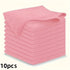 1-50Pcs Light Pink Microfiber Kitchen Towels Super Absorbent Soft Durable Cleaning Cloths Glass Countertops Pans Bowls Faucets Khamik Shop Online
