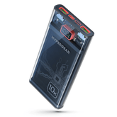 HyperGear ClearCharge 10000mAh Transparent PD Power Bank Sky Iapetus