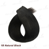 Invisible Long Tape PU Weft Human Hair Bundles Real Natural Hair Seamless & No-Glue Injected Tape In Hair Extensions Thick Ends Khamik Shop Online
