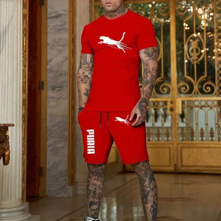 2026 Trendy Fashion Casual Summer Outdoor Sports Set Men&