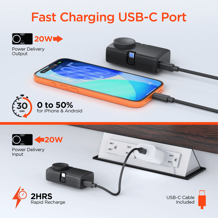 HyperGear Power Pack Nano 5000mAh Power Bank Sky Iapetus