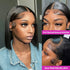 Brazilian HD Transparent 2x4 Bone Straight Short Bob Human Hair Wigs Straight Lace Front Wigs Bob Wig For Women Khamik Shop Online