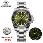 ADDIESDIVE New Diving Gift Watch Men 8215 Automatic Sapphire AR Coated Glass Ceramic Bezel Waterproof 200m Luminous Stainless St Khamik Shop Online