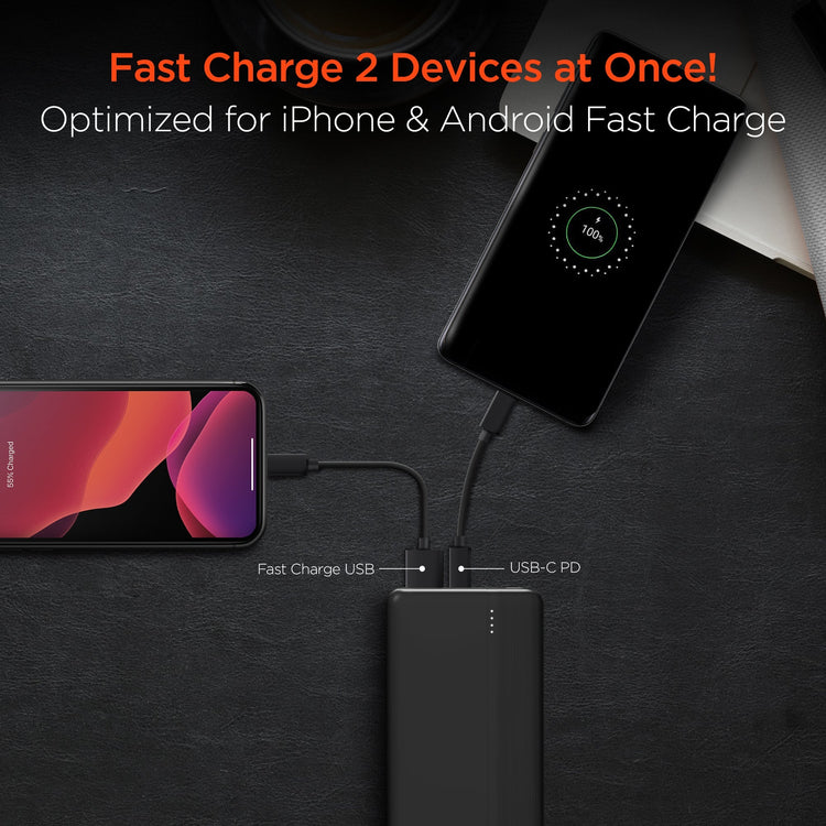 HyperGear 20000mAh 20W PD + USB Power Bank Sky Iapetus