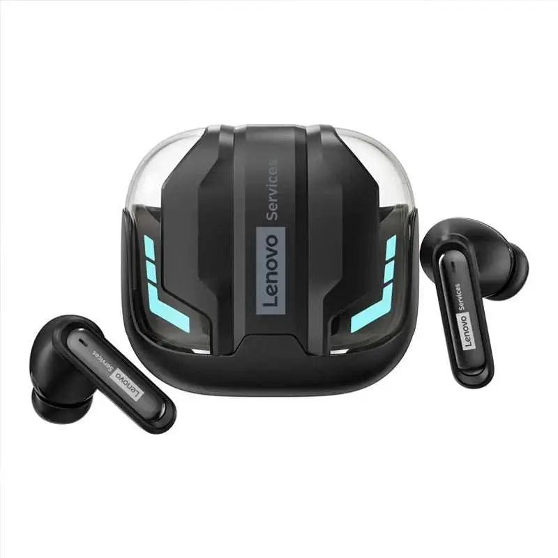 Choice Lenovo Gaming Headset Wireless Bluetooth 6.0 Earphones RGB Low Latency Waterproof Headphones Sports Headset GT103 Khamik Shop Online