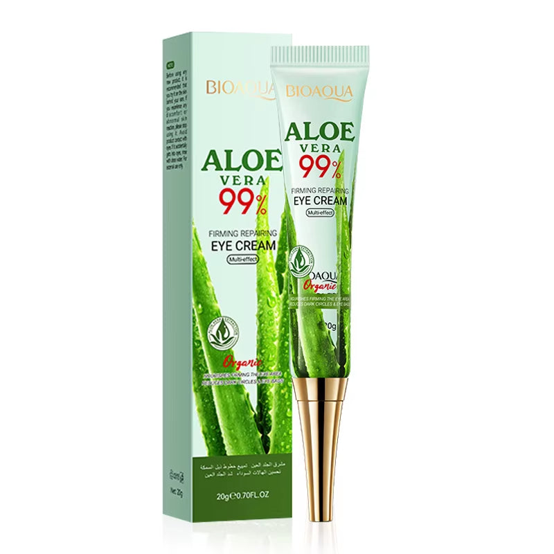 BIOAQUA Aloe Vera Skin Care Sets Moisturizing Hydrating Face Cream Anti-Aging anti Dark Circles Eye Cream Travel Size Skin Care
