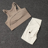 Fitness Shorts Yoga Sets Women&