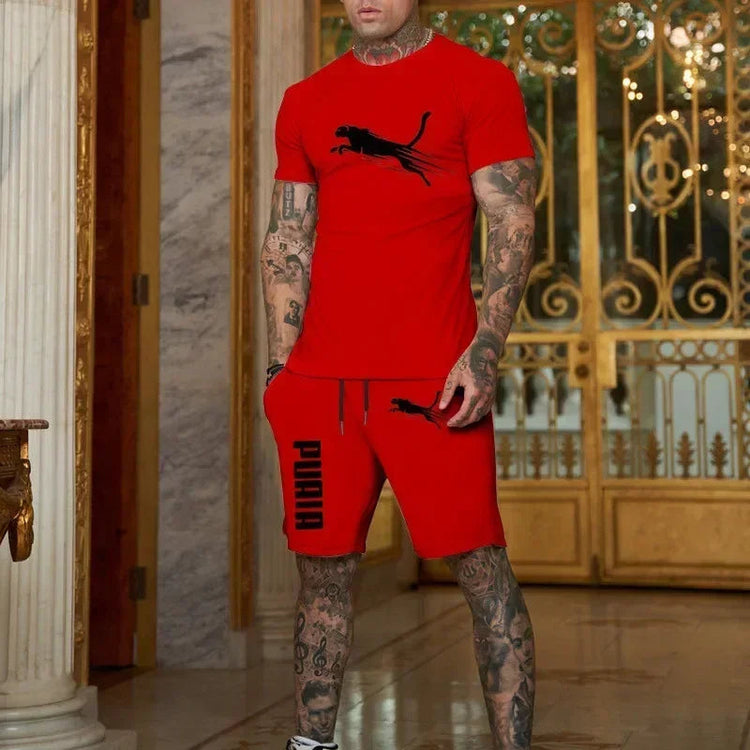 2026 Trendy Fashion Casual Summer Outdoor Sports Set Men&
