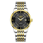 LIGE New 2026 Luxury Man Watch Waterproof Stainless Steel Luminous Date Watch Fashion Simple Casual Man’s Quartz Watches Box Khamik Shop Online