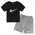Summer Brand White T-shirt+Shorts Two-piece Set Kids New Clothing Fashion Letter Boy Girl3-13Yrs Sports Short-sleeved Casual Set Khamik Shop Online