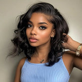 Body Wave Short Bob Wig Human Hair 13X6 Hd Lace Frontal Wig 5X5 Hd Lace Closure Wig Black Pre Plucked Brazilian Glueless Wigs Khamik Shop Online