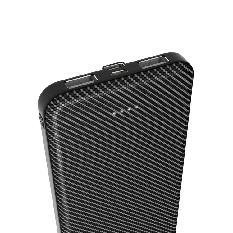 Xyst Super Slim 10000mAh Dual USB Power Bank Sky Iapetus