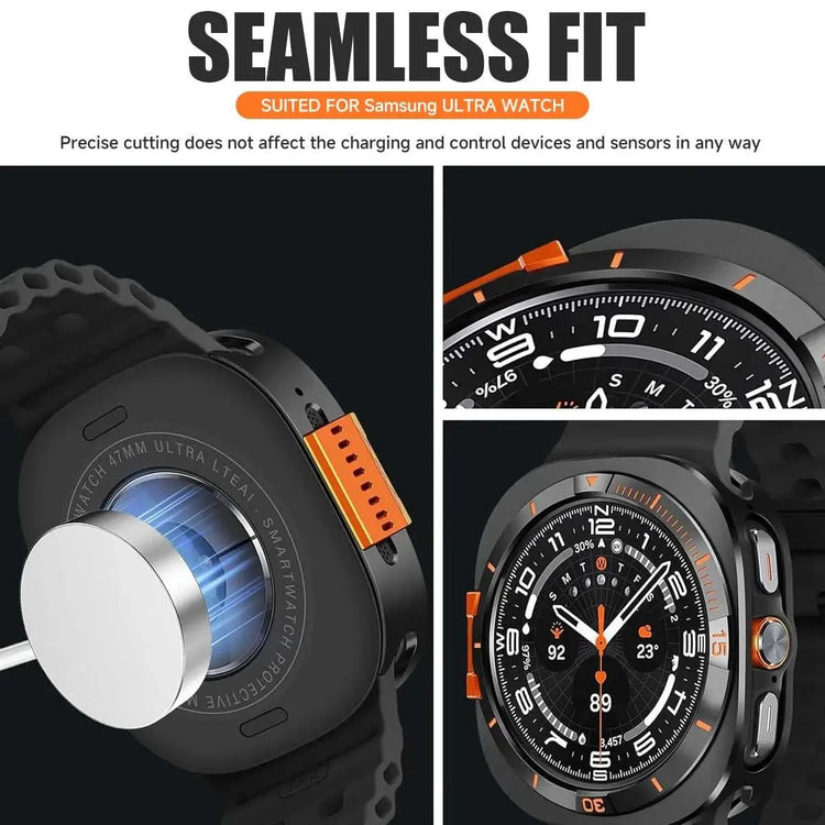 Metal Alloy Protective Case for Samsung Galaxy Watch Ultra 2025 47mm Hard Bumper Cover for Galaxy Watch 7 Ultra 47mm Accessories Khamik Shop Online