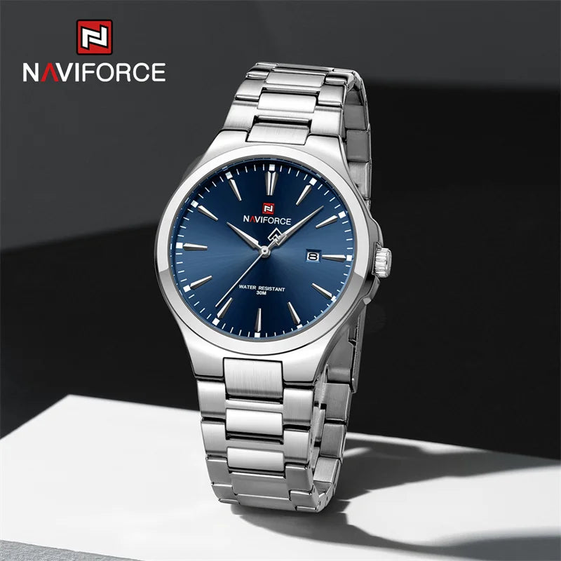 Original Design Fashion Men'S Watches Stainless Steel Simple Calendar Male Waterproof Wristwatches Relogio Masculino
