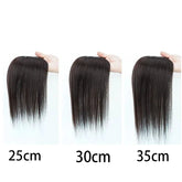 Human Hair Topper Silk Base Great Coverage for Thinning Hair or Hair Loss 9x13cm Silk Top Hair Topper with Clips Breathable Khamik Shop Online