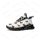Cute Dachshund Pet Dog Flats Sneakers Mens Womens Sports Running Shoes High Quality Sneaker Lace Up Mesh Footwear Custom Shoe Khamik Shop Online