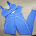 Yoga Suit Women Sport Set Pilates Clothing High Waisted Elasticized Leggings Hip Lifting Pants Gather Top Vest Strip Workout Set Khamik Shop Online