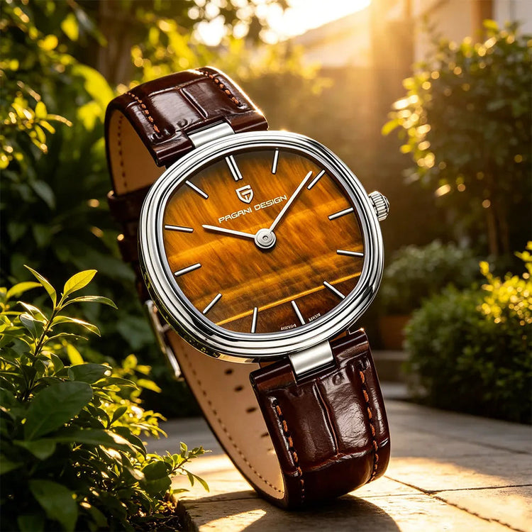 PAGANI DESIGN 2026 New Quartz Watch Top Brand Waterproof Watch Sapphire Glass Classic Leather 32mm Women Wristwatch Gift Watches Khamik Shop Online