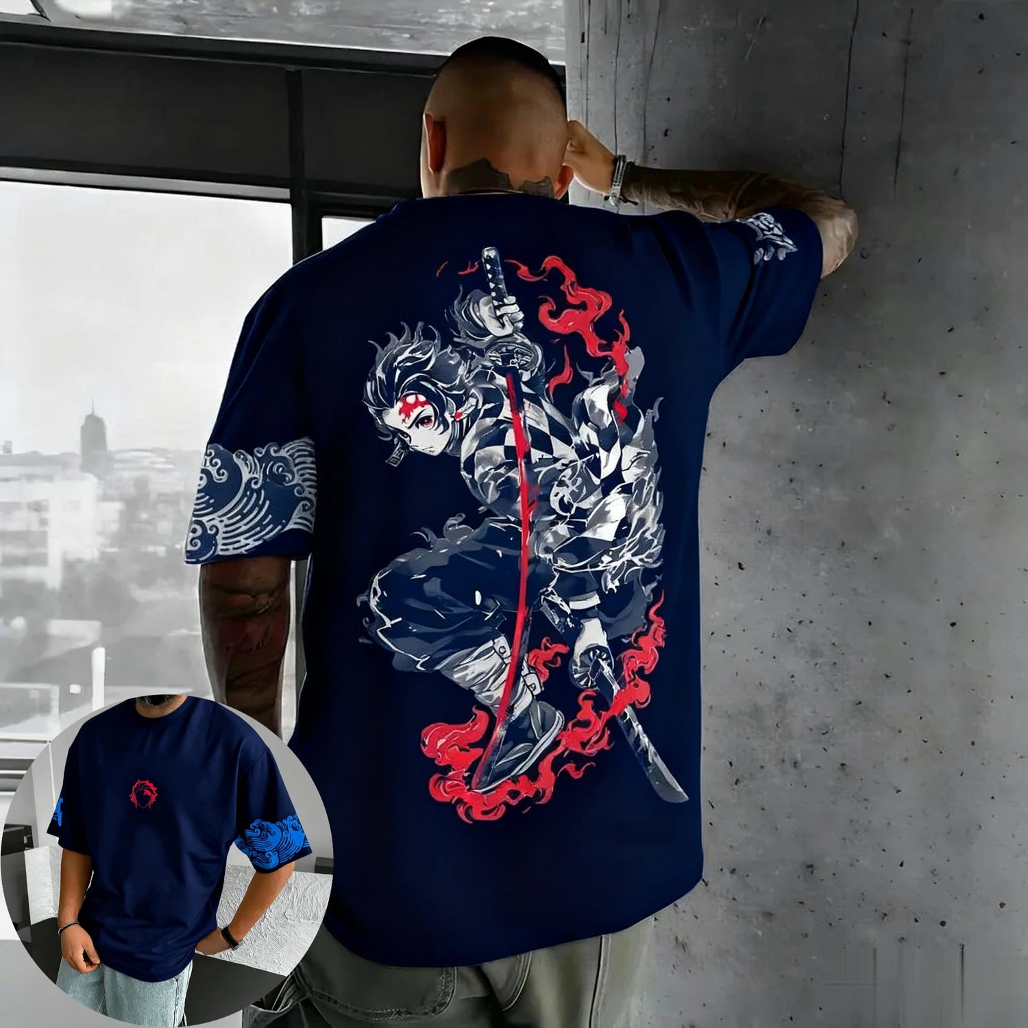 Demon Slayer Anime Graphic T Shirt Man Women Short Sleeve Tee Cotton Streetwear Casual Tops Summer Oversized Fashion Y2k Unisex Khamik Shop Online