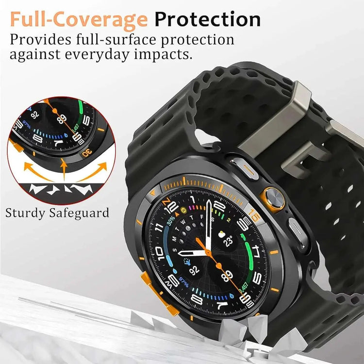 Metal Alloy Protective Case for Samsung Galaxy Watch Ultra 2025 47mm Hard Bumper Cover for Galaxy Watch 7 Ultra 47mm Accessories Khamik Shop Online