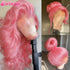 13x4 Body Wave Light Pink Lace Front Wig Brazilian Human Hair Wigs Colored Wig 13x6 Transparent HD Lace Frontal Wigs For Women Khamik Shop Online