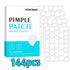 144/360/720pcs Hydrocolloid Acne Pimple Patches for Face, Effective Blemish Spot Treatment, Invisible & Skin-Friendly Khamik Shop Online